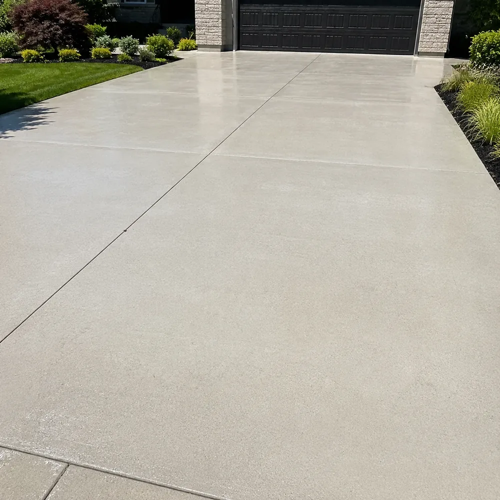Before and after Driveway & Concrete